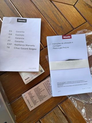 Placa gas Miele CS 1012-2G NUEVA