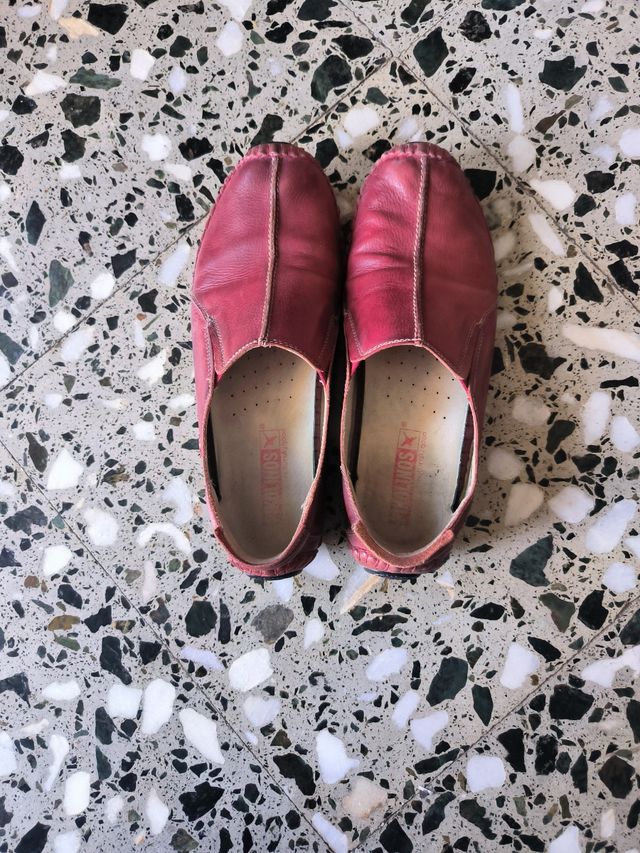 Pikolinos - Zapatos Piel Rojos