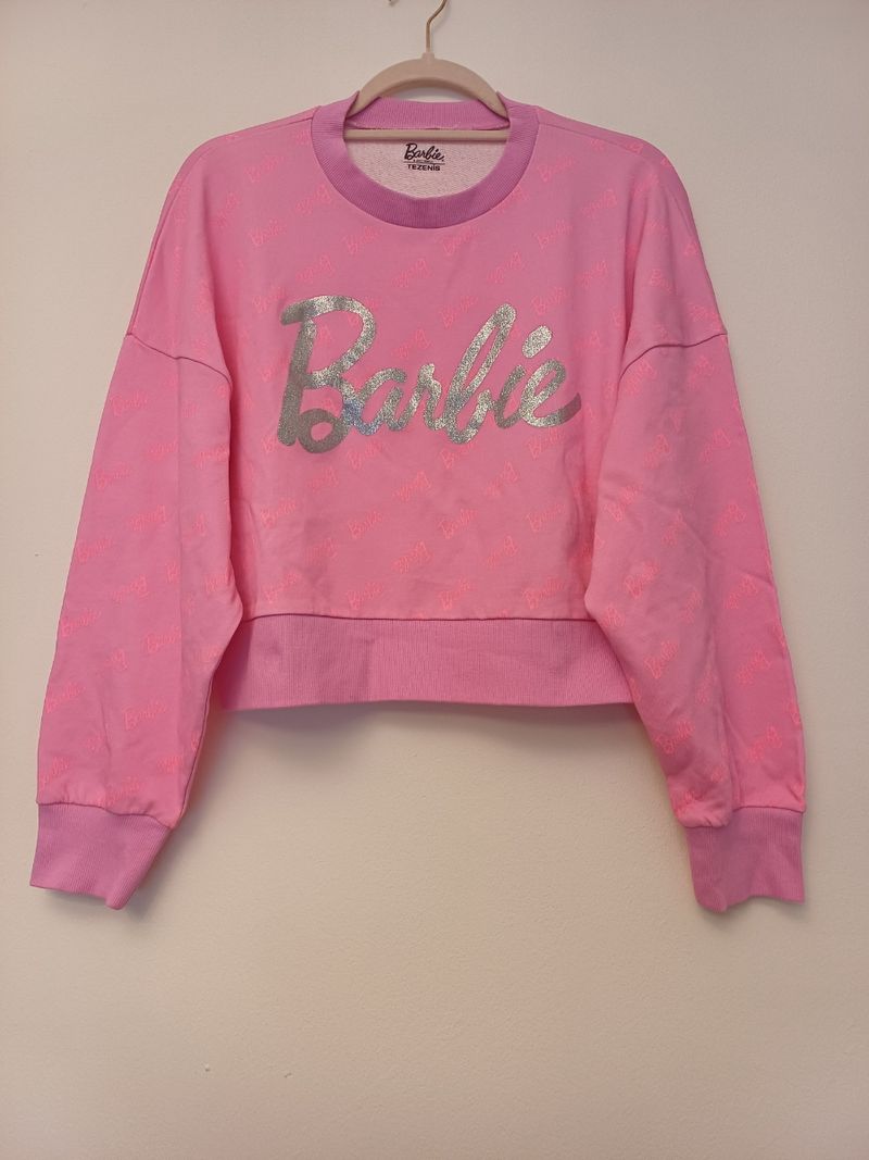 Sudadera Barbie Rosa de segunda mano por 5,5 EUR en Terrassa en