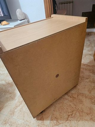 Mesa TV 2 cajones - Madera clara