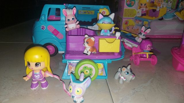 Pinypon Ambulancia Mascotas +  caja original
