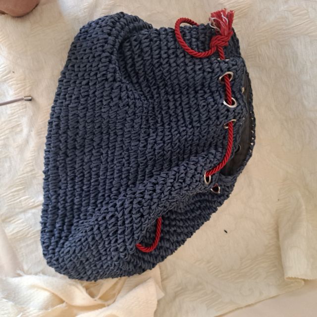 Borsa Rafia Blu - Estate