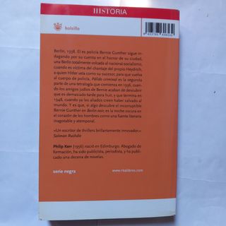 Lote 2 libros "Novela Negra Histórica"