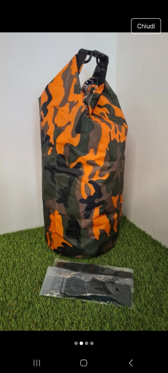 Sacca stagna 20L mimetica