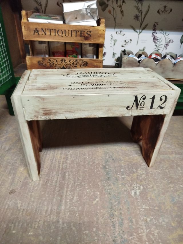 Banco madera vintage Le Jardinier