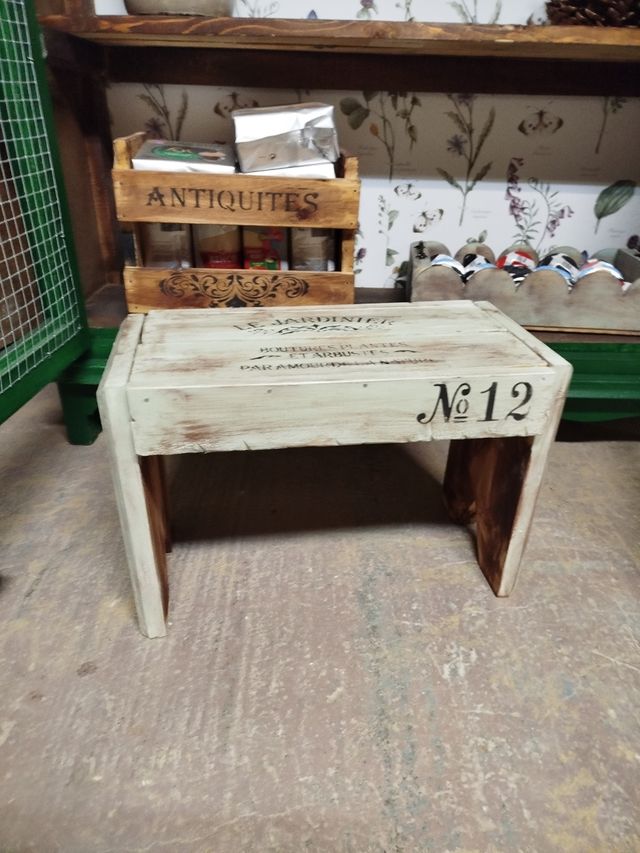 Banco madera vintage Le Jardinier