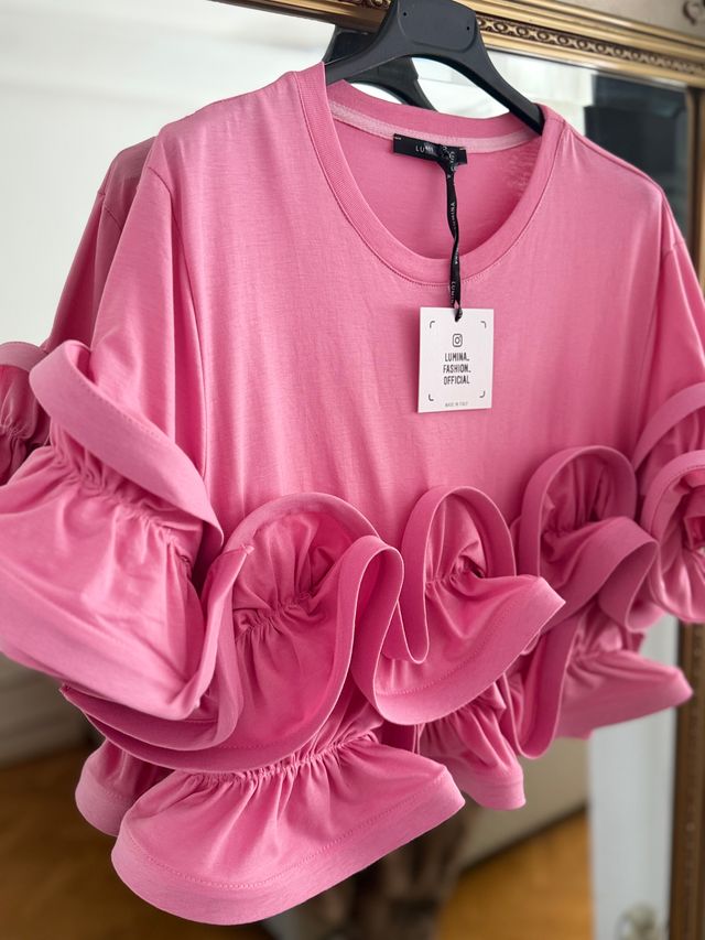 Maglietta rosa Lumina Fashion