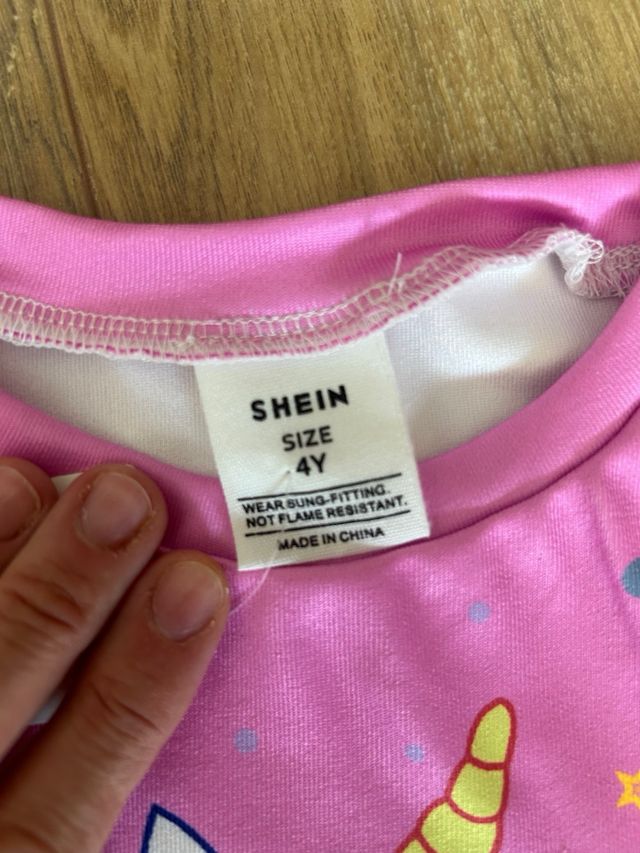 Pigiama Unicorno Ragazza 3-4 anni nuovo