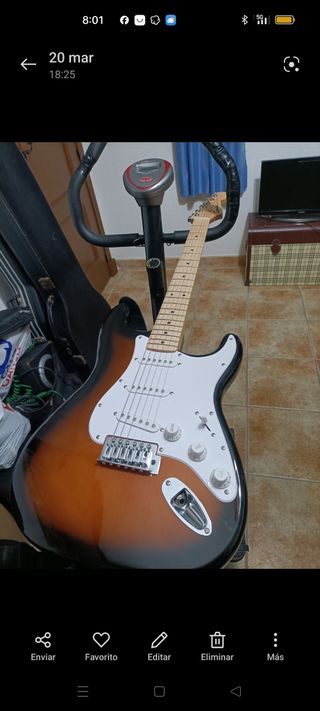 Guitarra eléctrica Sunburst 120€