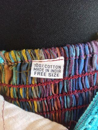 Vestito etnico multicolor