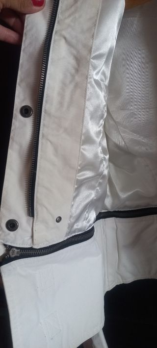 Cazadora Belstaff blanca mujer