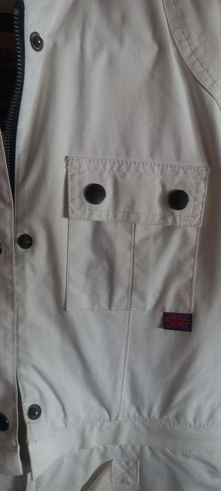 Cazadora Belstaff blanca mujer