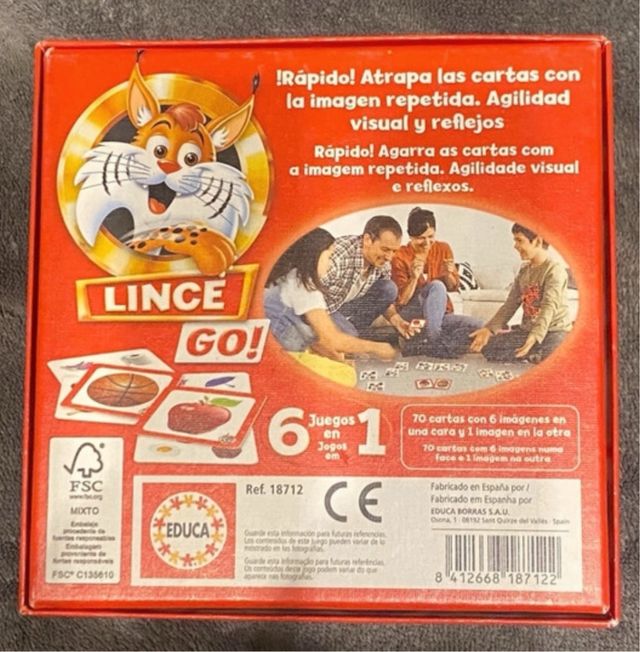 Lince Go! Juego de cartas