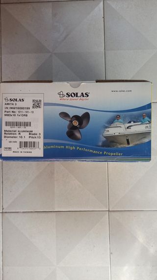 Hélice Solas 10x13 para Suzuki