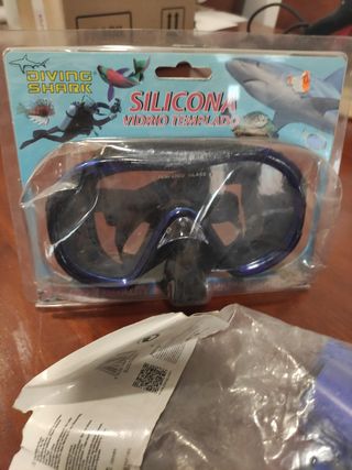 Máscara buceo + 2 remos