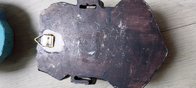 Máscaras tribales. Parecen de resina