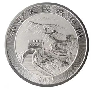 Moneda Plata Dragón Chino 2025