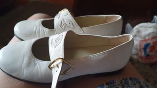 Zapatos niña blancos comunión 30-32