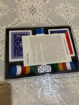 Set da Gioco Dal Negro: Carte, Gettoni e Dadi