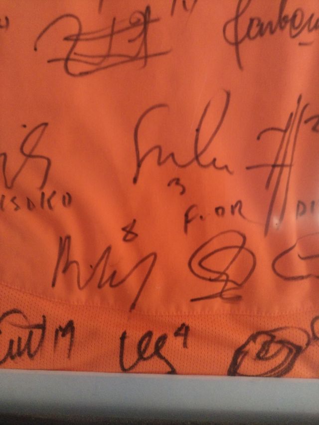 Camiseta Valencia CF firmada