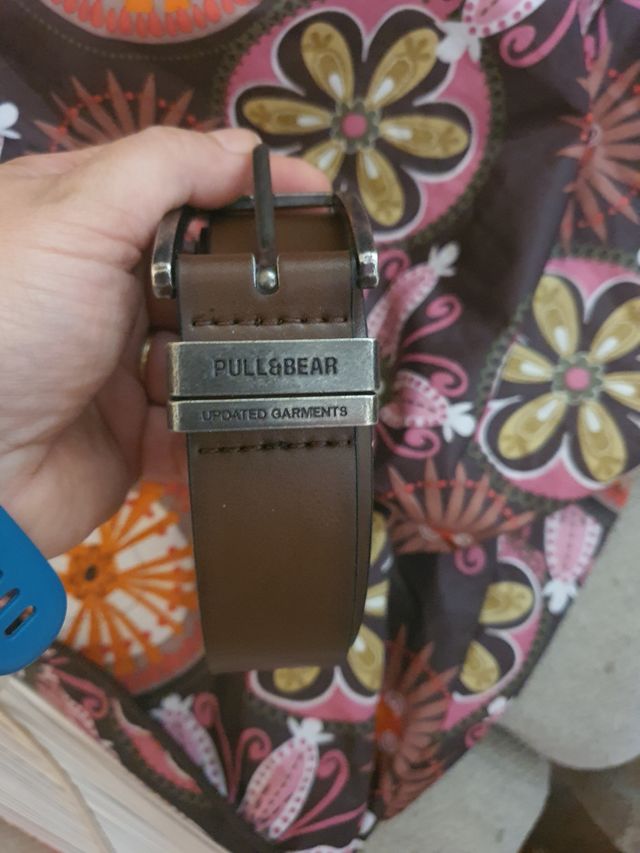 Cinturones PULL&BEAR marrón