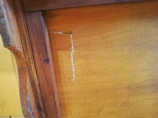 Baúl Antiguo, de Madera y Piel