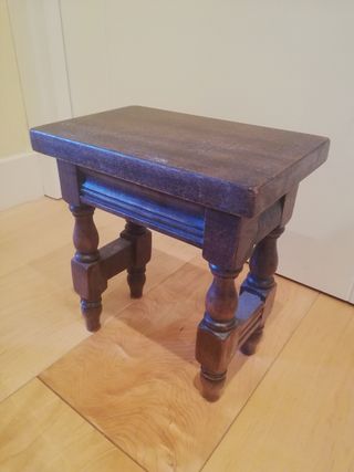 Baúl Antiguo, de Madera y Piel