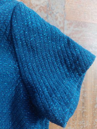 Vestito bambina 5 anni, blu scuro glitter