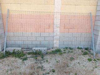 Valla de obra de 3500x1900 galvanizada
