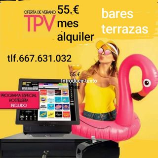 TPV táctil alquiler bares
