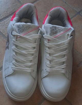 Starter- Scarpe bianche e rosa