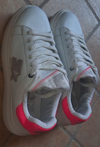 Starter- Scarpe bianche e rosa