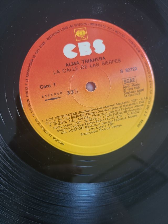 Alma Trianera - La calle de las Sierpes LP