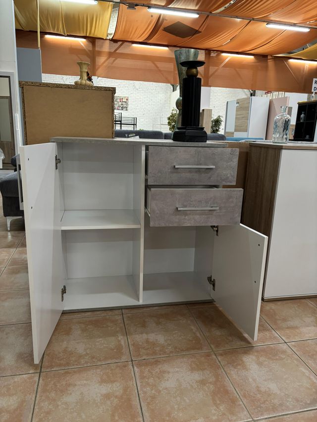 Mueble de Almacenaje – 2 Cajones + Doble Puerta