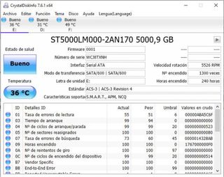Disco Duro Seagate Barracuda 2.5” 5TB SATA