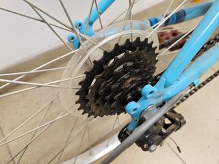 Bicicleta 24" niña, azul