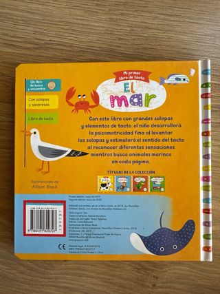 El Mar (0-3 años) Mi primer libro de tacto