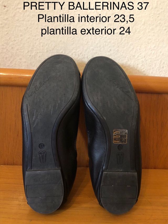 PRETTY BALLERINAS - bailarinas flexibles negras 37