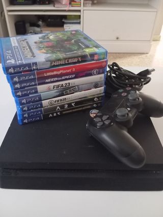 PS4 (PlayStation 4) + 7 juegos