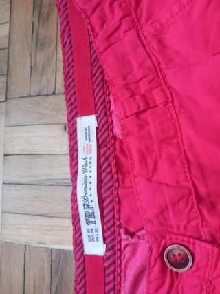 Pantalones Rojos Zara TRF - L
