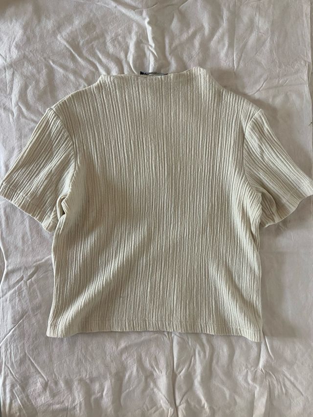 Top corto beige - Talla M