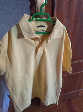 Polo Nautica Amarillo Talla XS