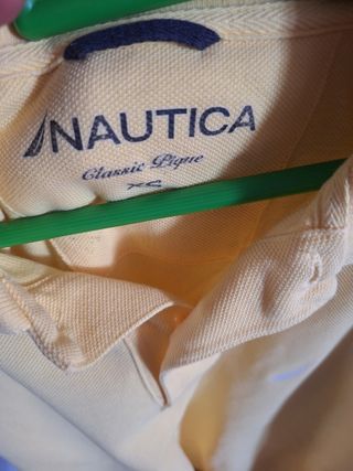 Polo Nautica Amarillo Talla XS