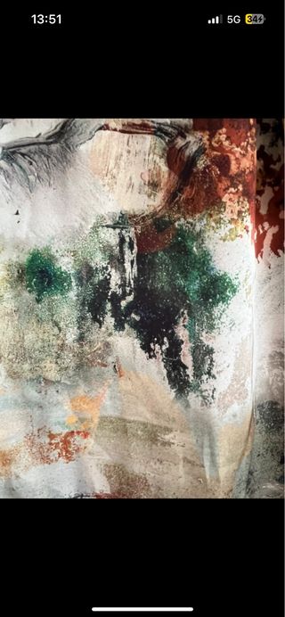 Camisa Zara satinada multicolor