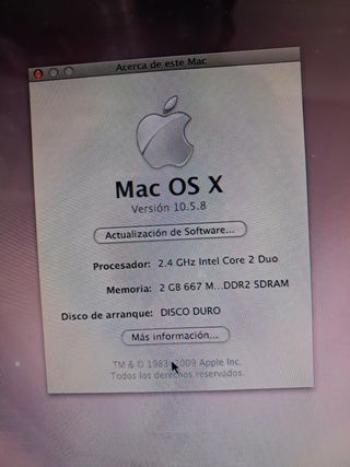 iMac A1224 Plata - Apple