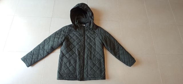 Abrigo acolchado verde