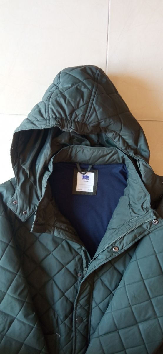 Abrigo acolchado verde