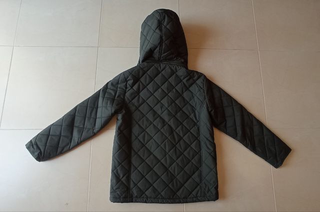 Abrigo acolchado verde