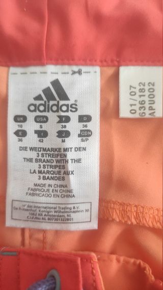 Shorts Adidas playa mujer - naranja, talla 36