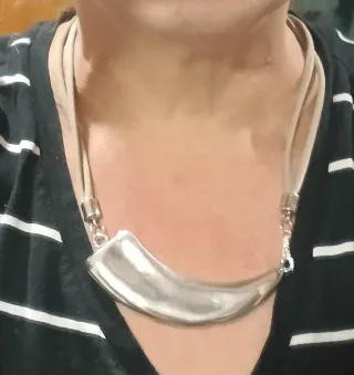 Gargantilla plata | Colgante cuerno